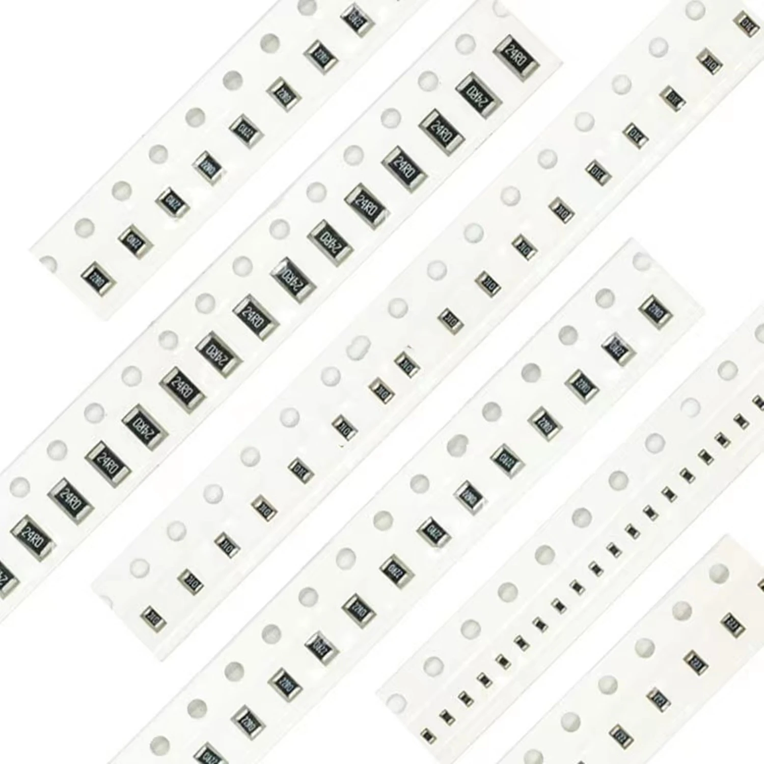 B 100 Pcs 1% 0603 0805 1206 SMD Widerstand 0R ~ 10M 1/4W 82 150 22 330 Ohm 1,8 K 2K 2,2 K 2,4 K 2,7 K 3K 3,3 K 3,6 K 3,9 K 4,3 K 4,7 K 5,1 K – Detail 1