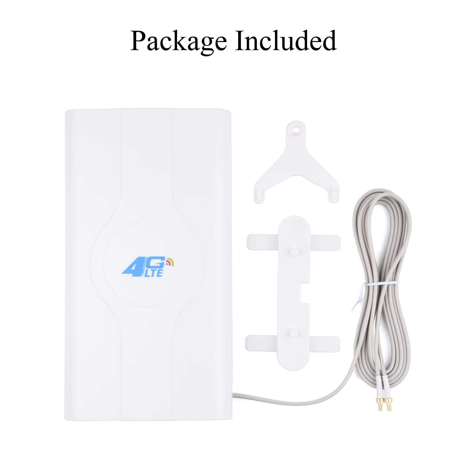 안테나 36dbi 4G LTE 700-2700mhz 모바일 패널 안테나 TS9/CRC9/SMA 남성 커넥터 케이블 2m/6.56ft 4G 라우터 무선 와이파이용