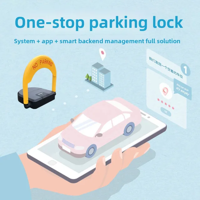 Intelligent Remote Control Parking Lock Bluetooth + Remote Control Anti-collision Parking Lock Induction Parking Lock 3