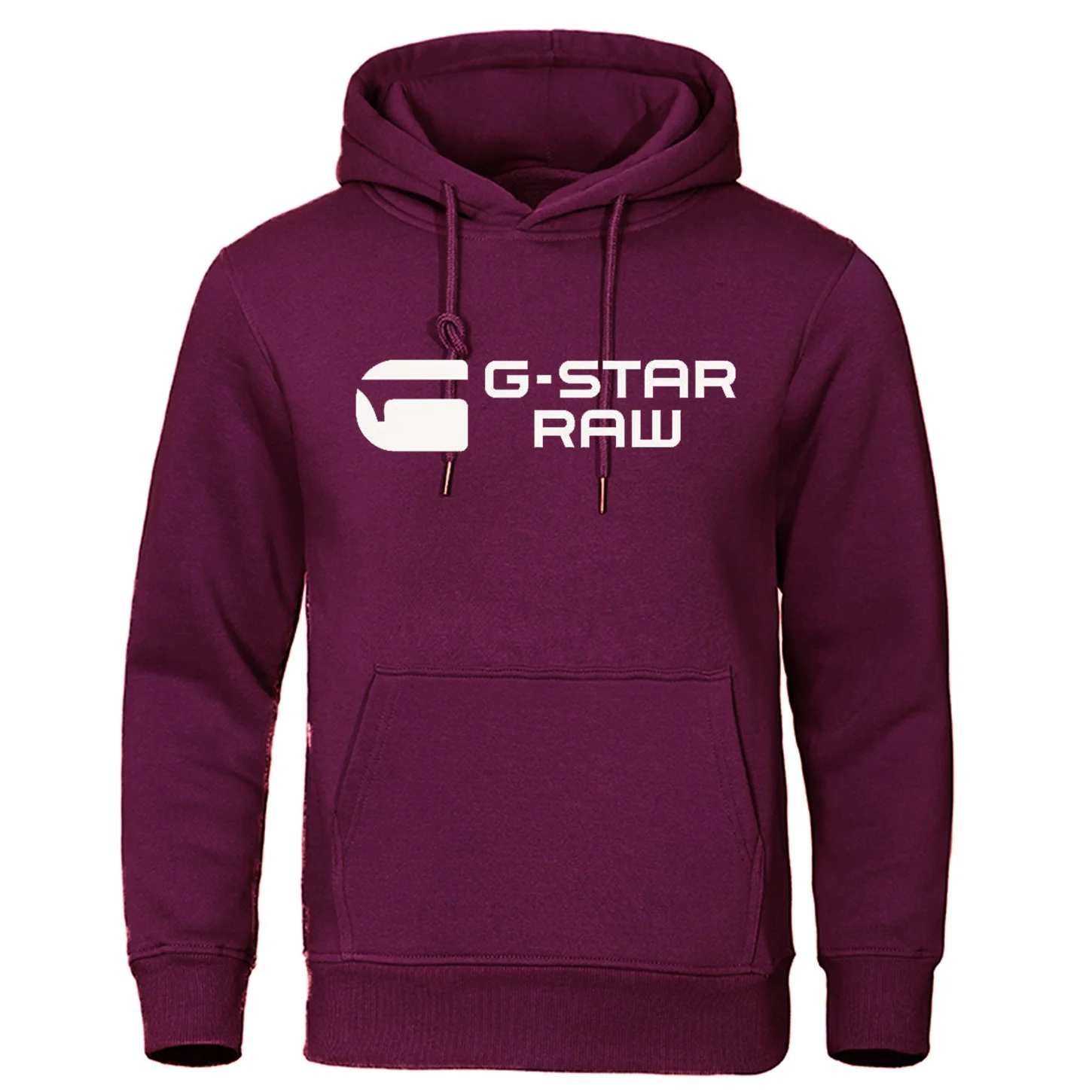 2024 G-star RAM trendy fashion casual sportswear comfortable printed loose top pullover men's hooded sweatshirt street wear 6