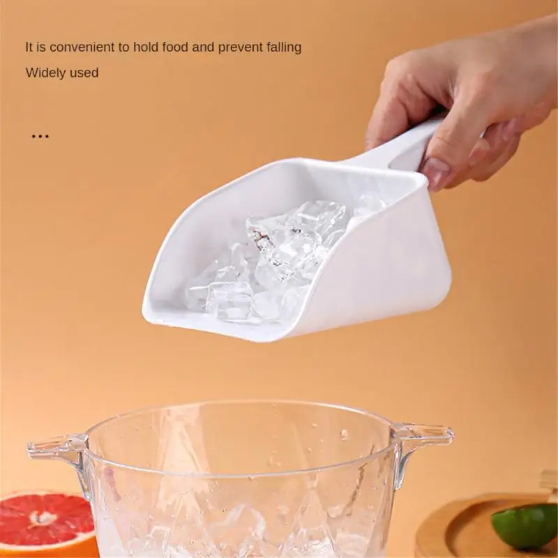 Plastic Ice Shovel Thickened Large Milk Tea Shop Ice Maker Special Food Rice Flour Small Shovel Reusable Kitchen Tool