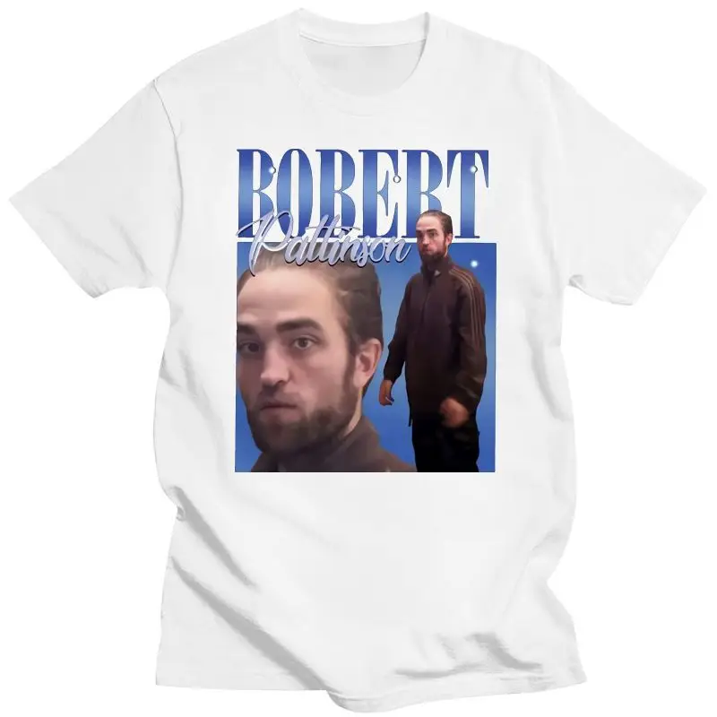 

Unisex Cotton Funny Robert Pattinson Standing Meme Rob Fashion Summer Men's Novelty T-Shirt Harajuku Streetwear Women Soft Tee