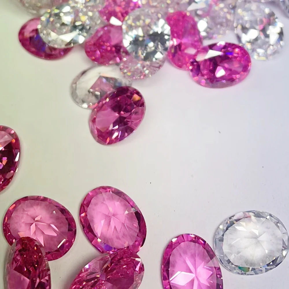 Unheated VVS Pink Zircon 15x20mm Oval Cut AAAA+ Loose Gemstone loose gemstones