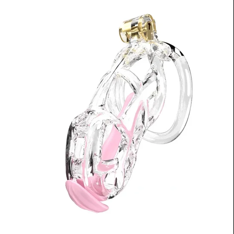 Male Micro Wear Chastity Cage Soft Urethral Catheter Penis Ring Ascetic Bondage Sissy Cock Cage Anti-Cheating Sex Toys