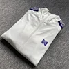 2024 Casual Fashion Coat Men Women Knitted Stripes Jackets Zipper Track Jacket 2