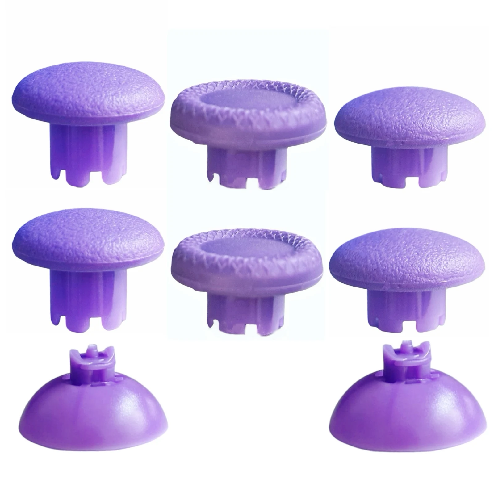 White High and Low Anti-slip Grip Adjustable Joysticks Interchangeable Thumbstick for PS4/PS5/PS5 Dual Sense  Edge Controller - 3