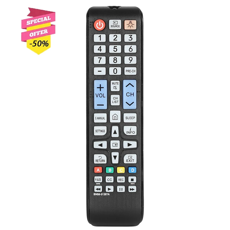 BN59-01267A Remote Control For Samsung TV UN32M530 UN24M4500 UN32M5300 UN40M5300 UN43M5300 UN49M5300 UN50M5300 UN32M530D