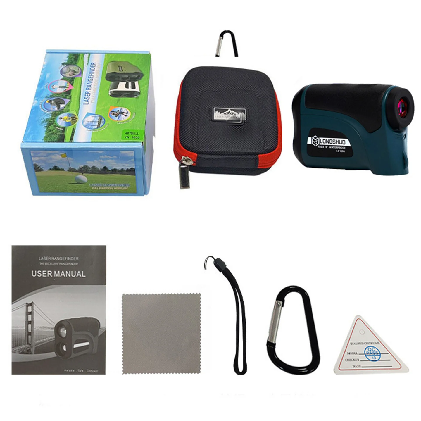 1200 Meter Hunting Laser Rangefinder Outdoor Playing Golf Handheld Telescope Distance Measure Height Angle Measurement