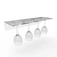 Acrylic Cup Holder Wine Glass Storage Rack Stand Wine Glass Holder Hanging Goblet Holder Bar Cup Holder Wine Glass Hanger Shelf 1