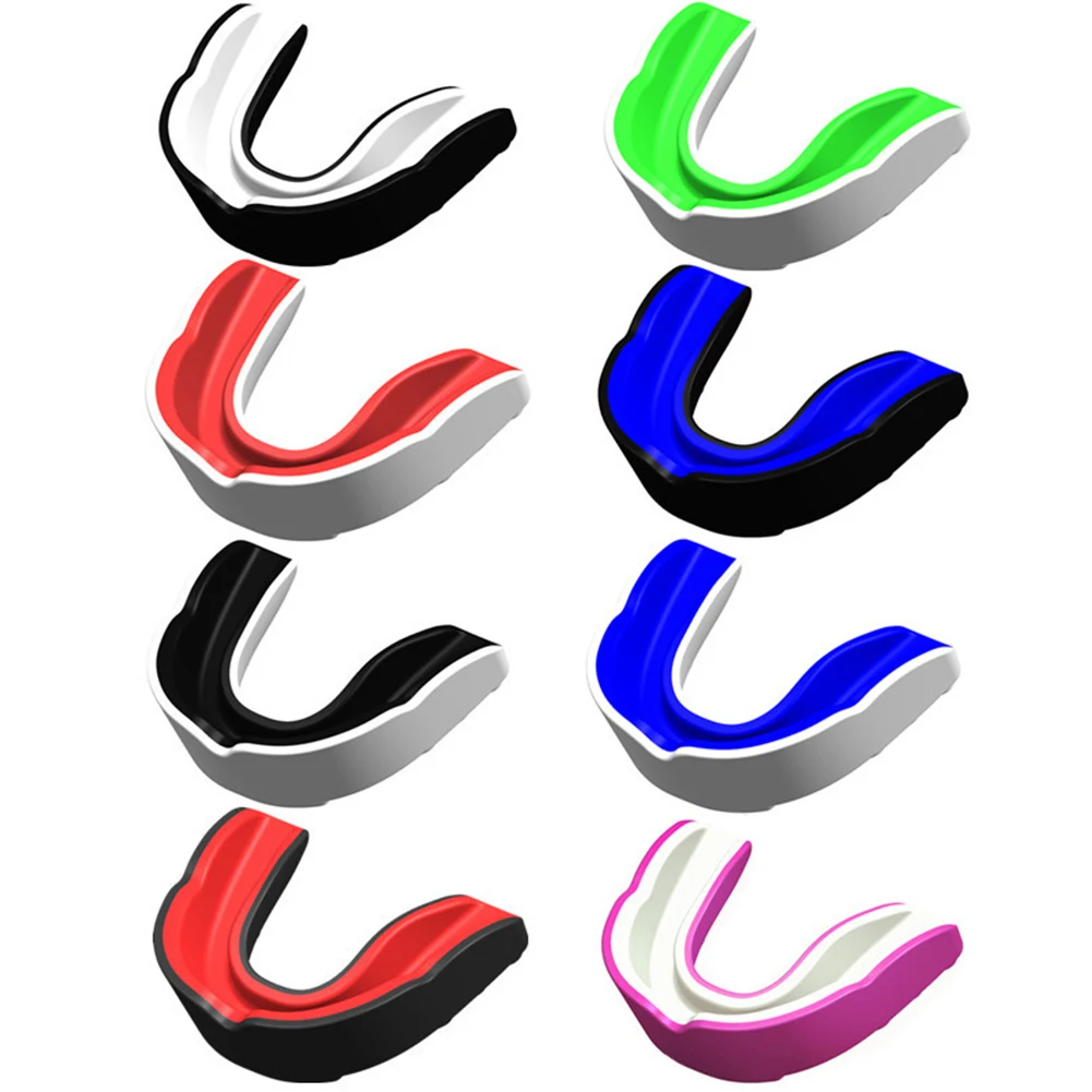 4Pcs Sports Mouthguard Mouth Guard Boxing Gum Shield for Football Wrestling Hockey Lacrosse Boxing for Contact Combat Sport