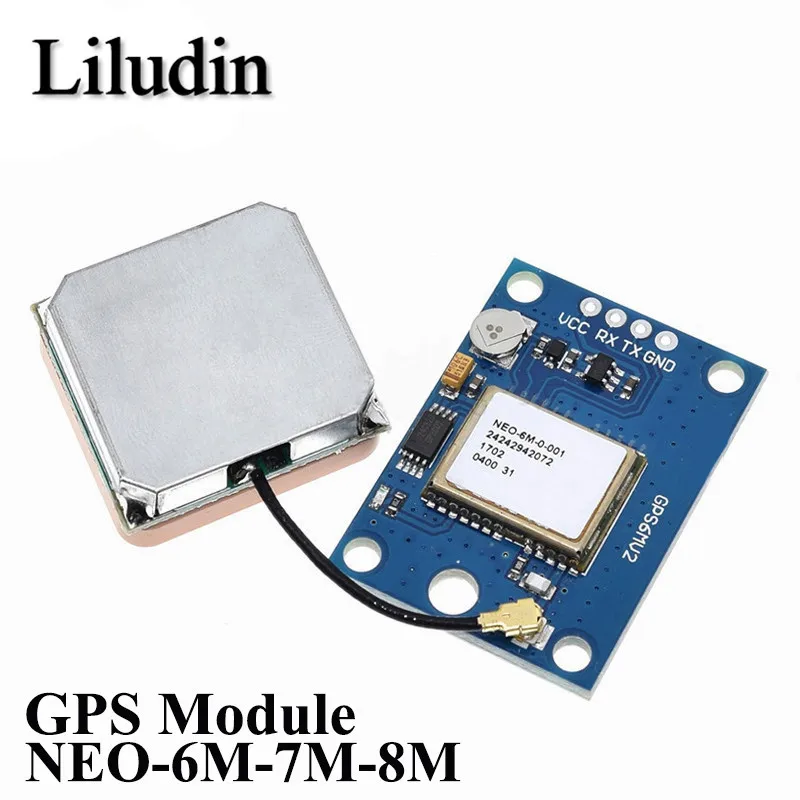 Módulo GPS GY-NEO6MV2 - Compatible Arduino, Antena Cerámica, 3 Unidades