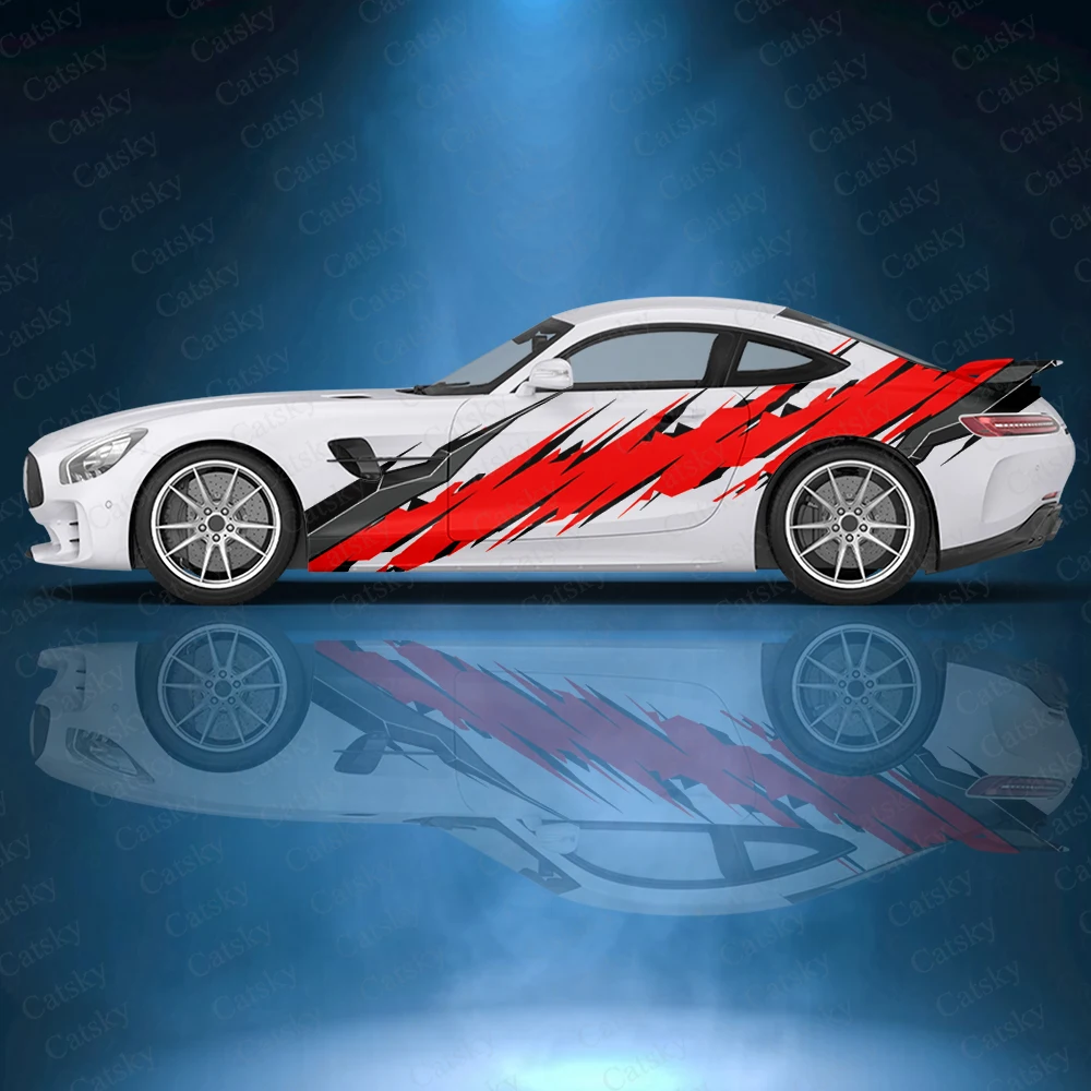 

vector stripes irregular lines Car stickers ita car tuning racing vinyl wrap side graphics car door sticker side decal sticker