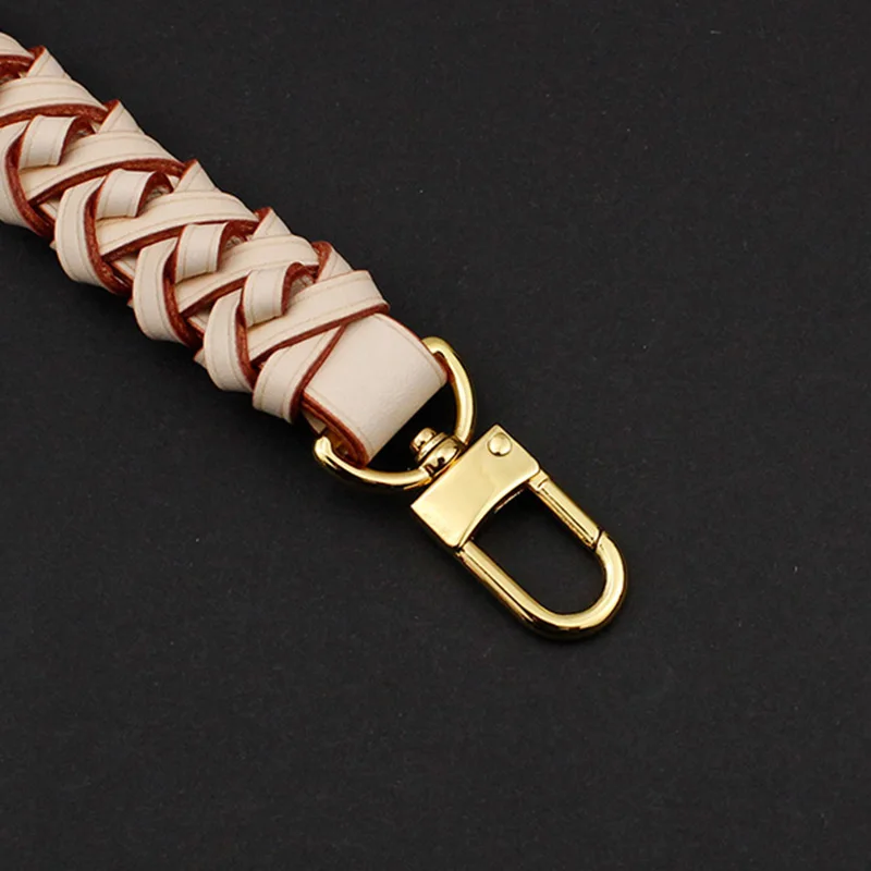 Bucket bag Thick Wrist Strap Fashion Weave Handbag Strap Shoulder Removable Bag Accessories High Quality Weave Short Bag Straps