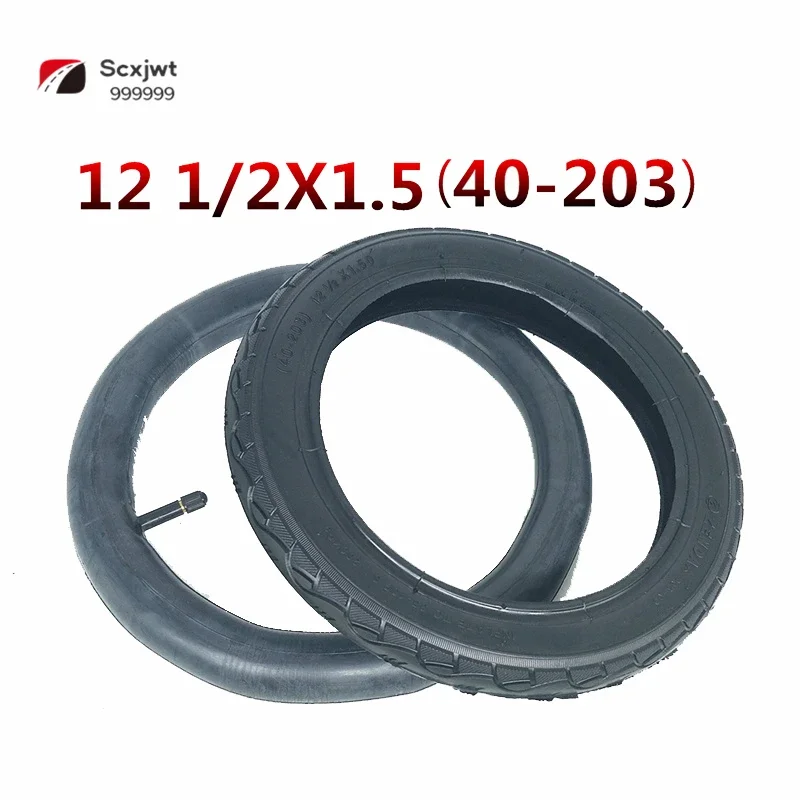 Electric Wheelchair Rear Wheel Car 12 Inch 1/2x2 1/4 Inflatable Inner Tube Outer Tire and 40-203
