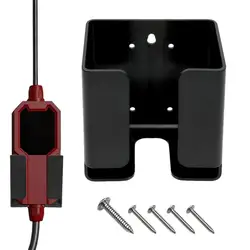 Ev Charger Control Box Wall Mount Charging Box Holder Charger Cable Holder Electric Vehicle Plug Holster Control Box Holder