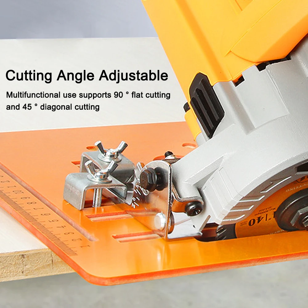 

Multifunctional Cutting Machine Base Plate 90° Flat Cutting 45° Diagonal Cutting Suitable for 4 inch Marble Trimming Machine