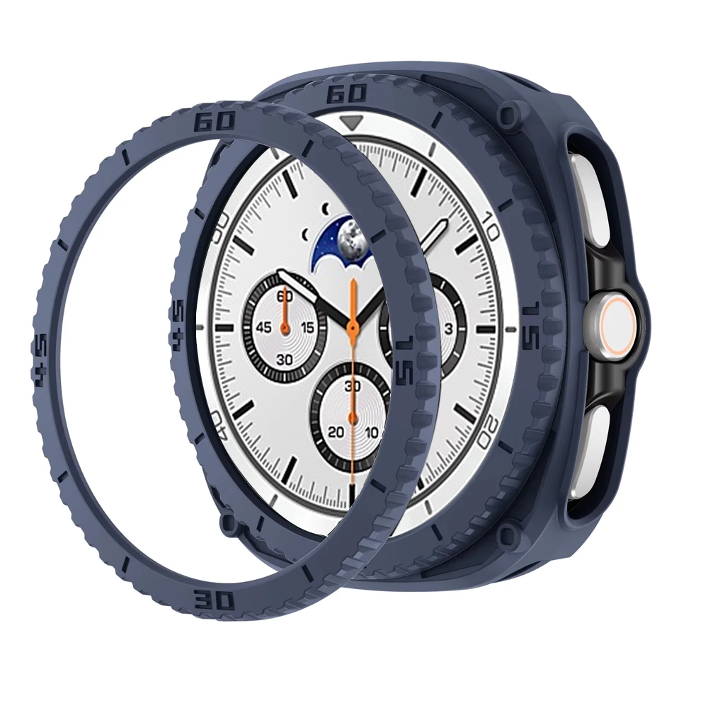 غطاء + مقياس الحافة الدائري لساعة سامسونج جالاكسي...