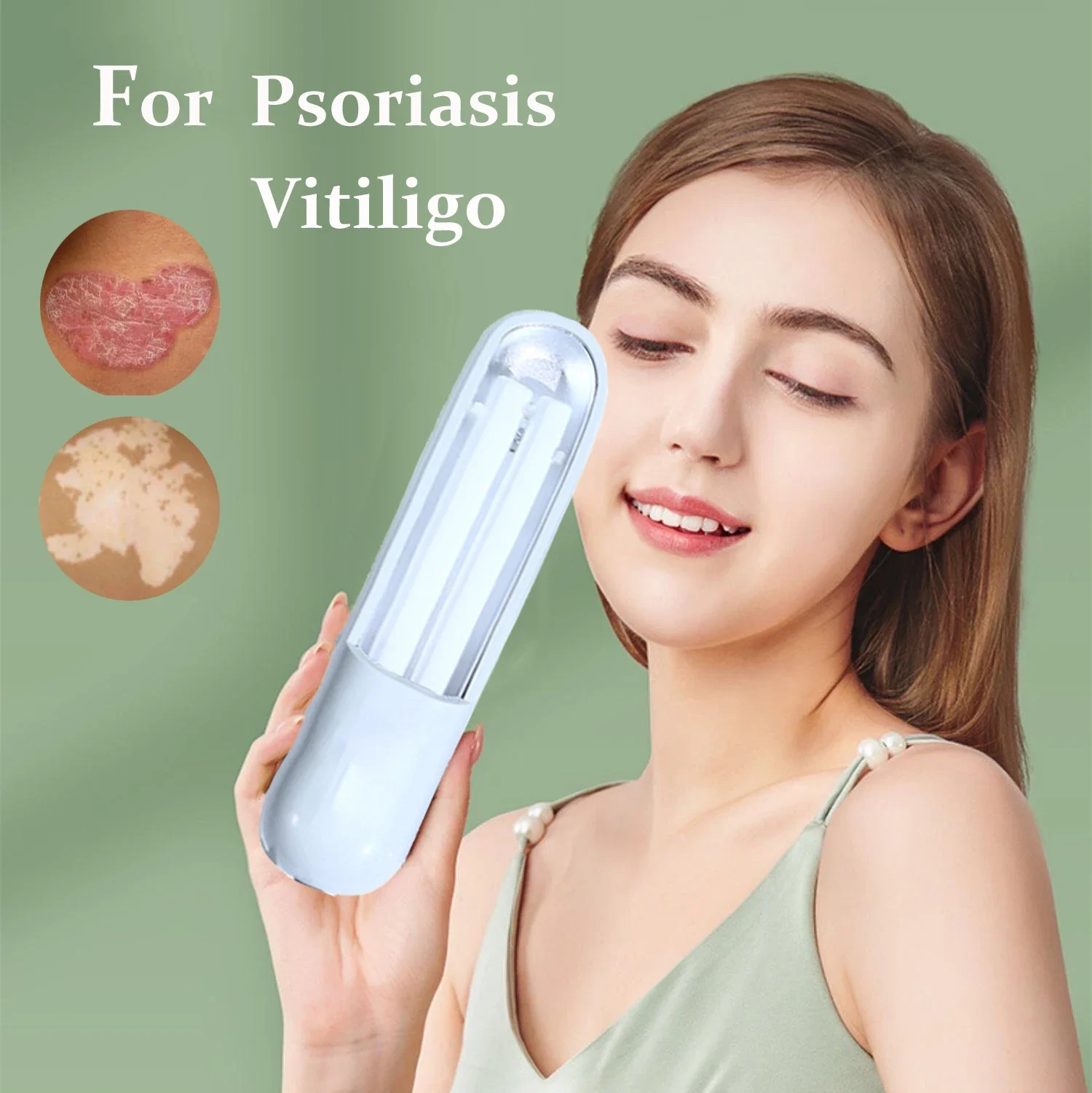FODRK UVB Ultraviolet Phototherapy Instrument Psoriasis Treatment UV 311nm Is Recommended By Doctors To Treat Vitiligo