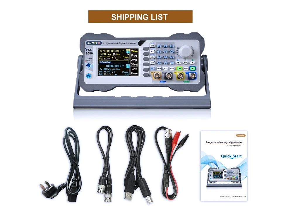 JUNTEK PSG9060 PSG9080 High-Precision Programmable Power Supply | Dual Channel 3