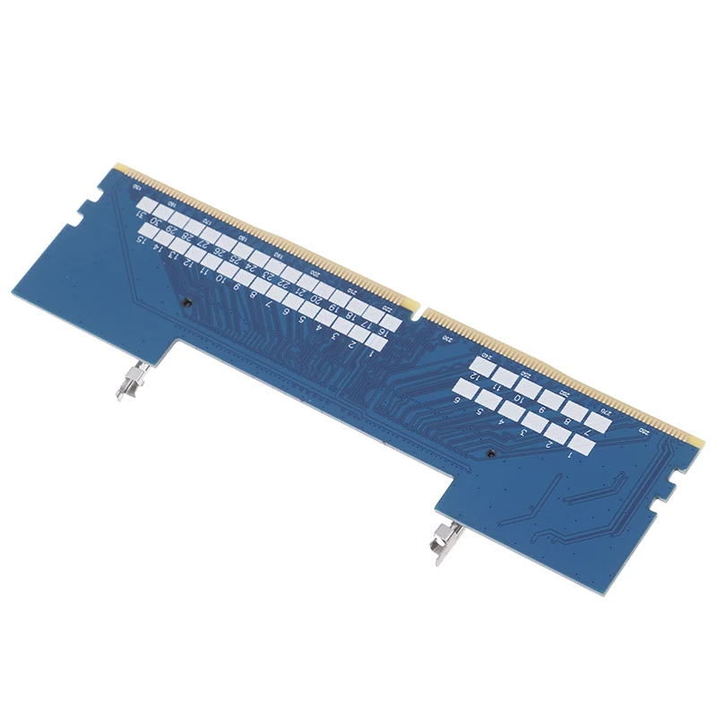 notebook memória ram para desktop cartão adaptador conector de memória portátil pinos para desktop pinos dimm adaptador