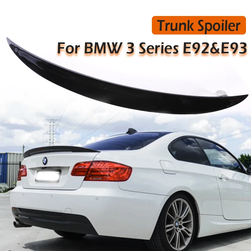 Rear Trunk Spoiler Wing Carbon Fiber M3 M4 MP PSM Style For BMW 3 Series E92 Coupe E93 Convertible M3