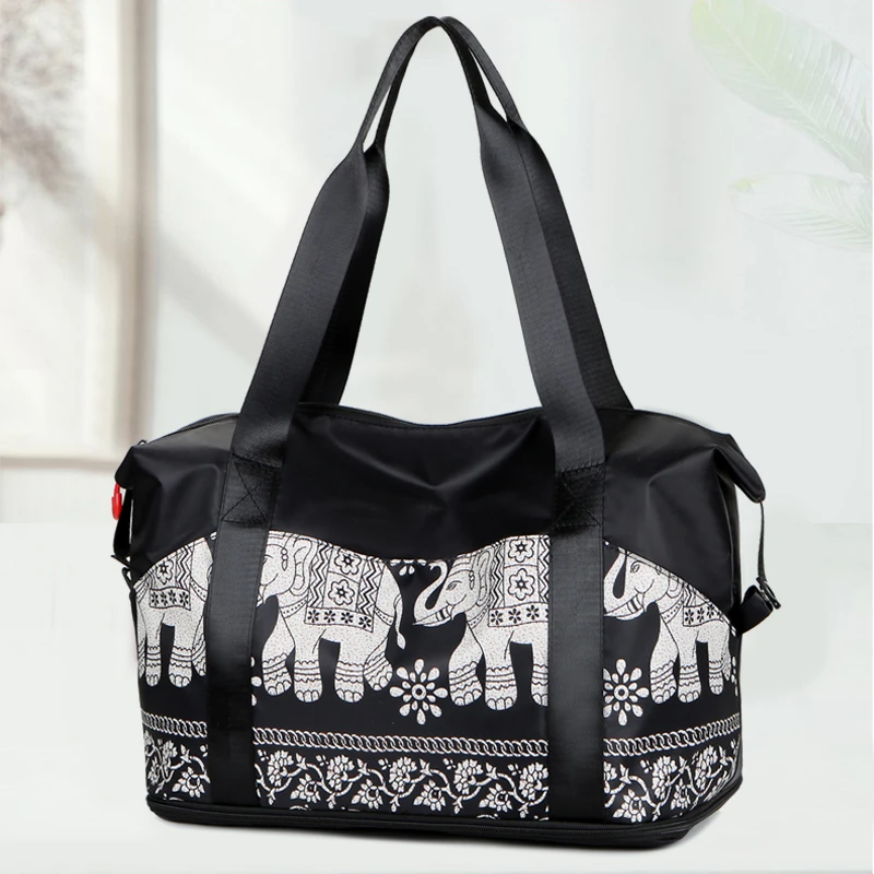 

Large Capacity Tote Bag Handbag Sports Fitness Travel Yoga Oxford Cloth Recreational Shopping Tote Bags for Women Handbags