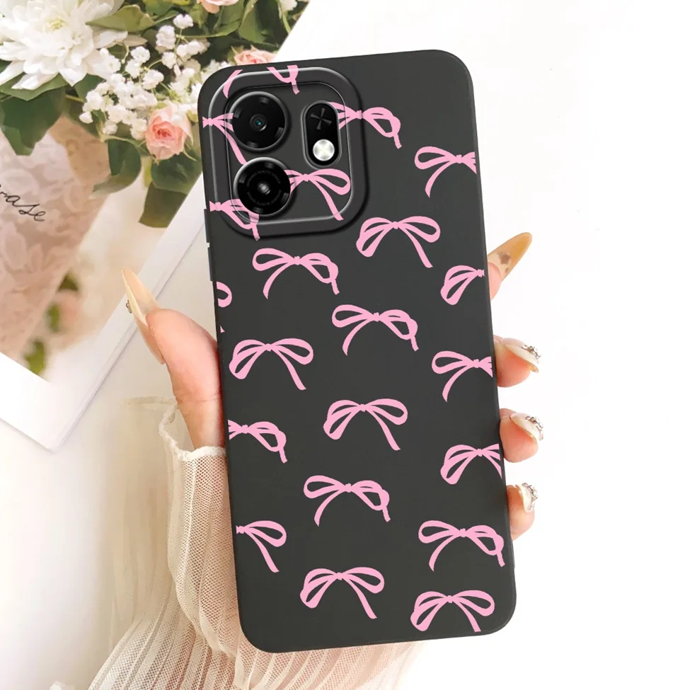 Luxury Floral Phone Case - Fashionable Silicone Cover with Cute Painted Design