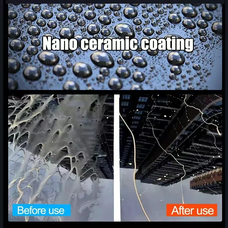 Car Wax Polish Spray Rapid Ceramic Coating Fortify Hydrophobic Intense Gloss Shine For Glass&Wheels&Paint Sealant Detail
