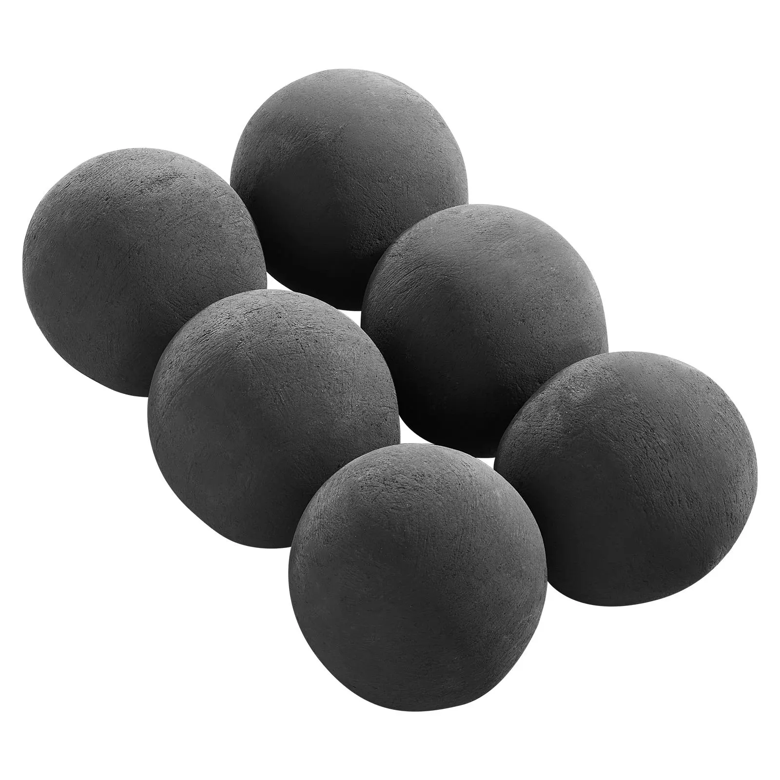 5 Inch 6 Pcs Ceramic Fire Balls 5