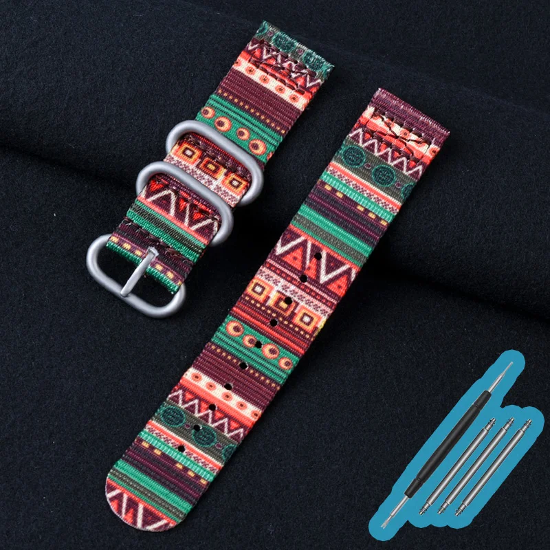 Cinturino Orologio In Nylon Ballistico 18/20/22/24 Mm - Fibbia Acciaio Inox, Regolabile, Impermeabile, Con Attrezzi Per Sostituzione