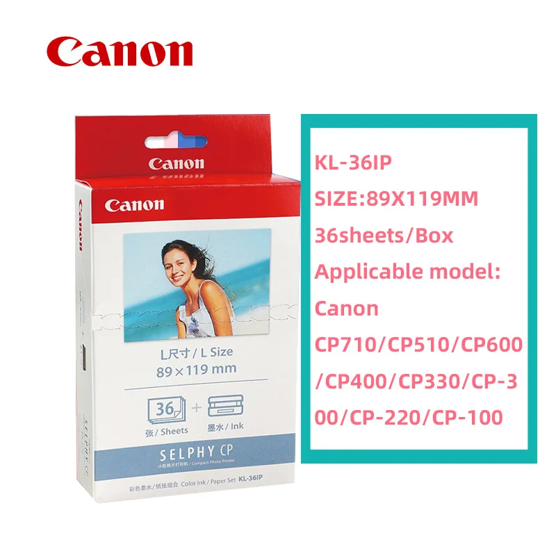 5 inch KL36IP 3 inch KC-36IP KC18IS KC18IL 6 Photo Paper RP-108 KP-108 Suitable for CP1300 CP1200 CP910 color photo paper printer