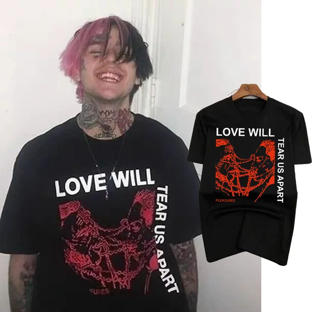 Men's T-Shirt Lil Peep Peep Love Will Printed Oversized T Shirt Hip Hop  Streetwear Casual High quality Tops Unisex Free shipping - AliExpress