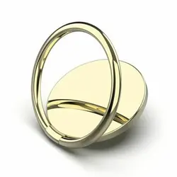 Universal Metal Mobile Phone Finger Ring Stand and Holder (Gold)