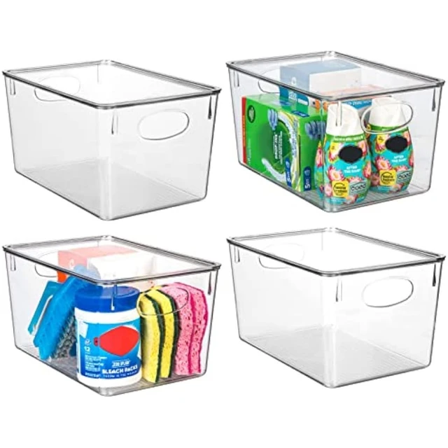 ClearSpace 12 x 11 x 8 Clear Plastic Storage Bins