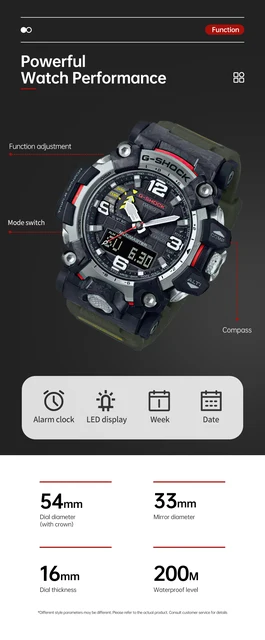 Reloj Casio G-Shock Mudmaster hombre GWG-2000-1A1ER - Joyería Oliva