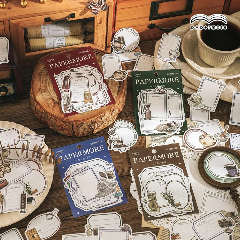 

30 шт./1 партия, бумажные блокноты для записей