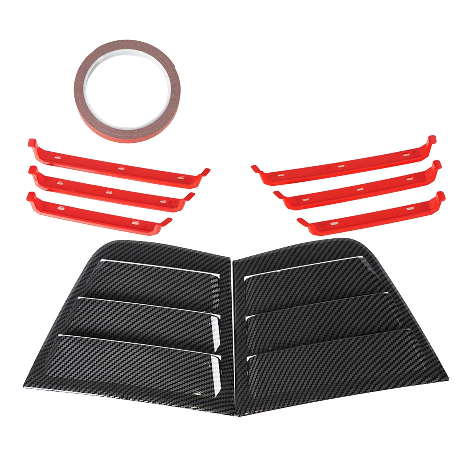 For Dodge Charger 2011 ~ 2021 Car Accessories Side Window Louvers Air Vent Scoop Shades Cover Blinds Decooration ABS Stickers images - 6