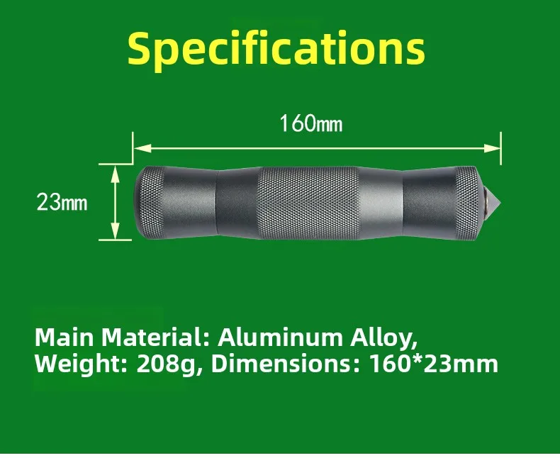 Outdoor Aluminum Alloy T-Handle Multi-Functional Hiking Cane Engineer ovel Handle Connector Durable king Poles Accories