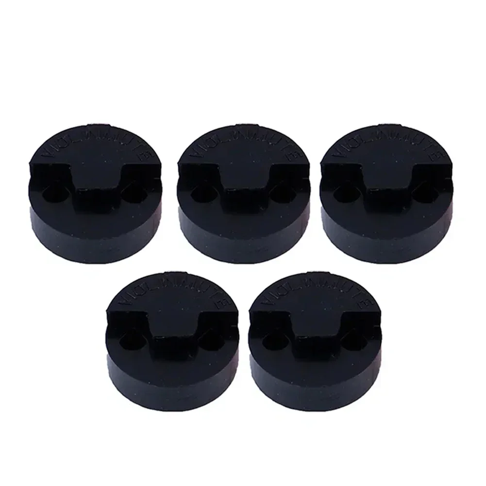 Rubber Violin Mute Professional Violin Parts Round Rubber Mute Silencer 20x20mm Musical Instrument Accessories 5pcs violin mute