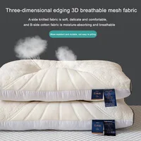 Latex Fiber Pillow Not Collapse 48x74cm Relaxing Neck Help Sleep Pillows 2
