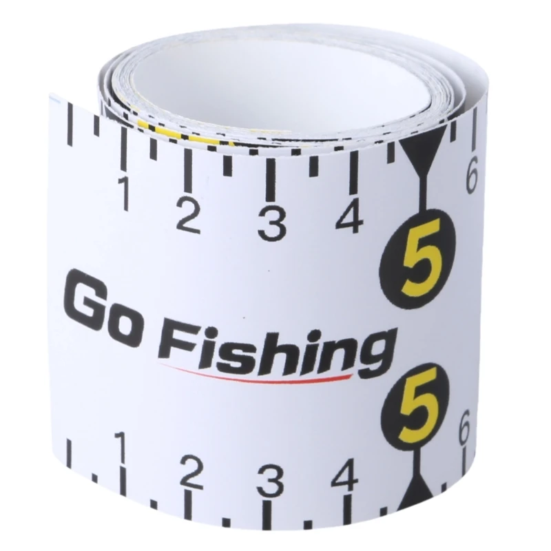 Fish Ruler Decals Fish Measuring Tape Sticker Self-Adhesive
