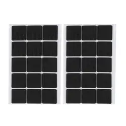Self - Adhesive Anti - Slip Rubber Pads for Furniture Feet Protection (Square 2.7cm - 30pcs)