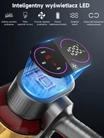 Aspirateur sans fil Tdyon 750W, aspiration ultra puissante de 85000Pa, charge rapide en 3 heures, grand réservoir à poussière de 2,8L, batterie amovible, autonomie jusqu'à 80 minutes, aspirateur à main 2-en-1 pour le nettoyage des tapis, de la maison et de l'intérieur de la voiture. 3
