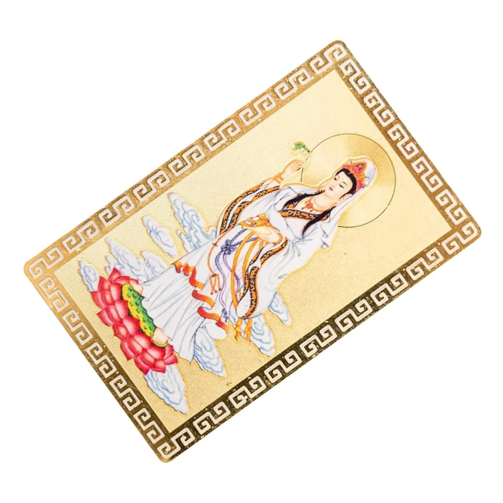 

Metal Portable Religious Wallet Chinese Style Purse Traditional Amulet Auspicious Amulet Fengshui Amulet Amulet