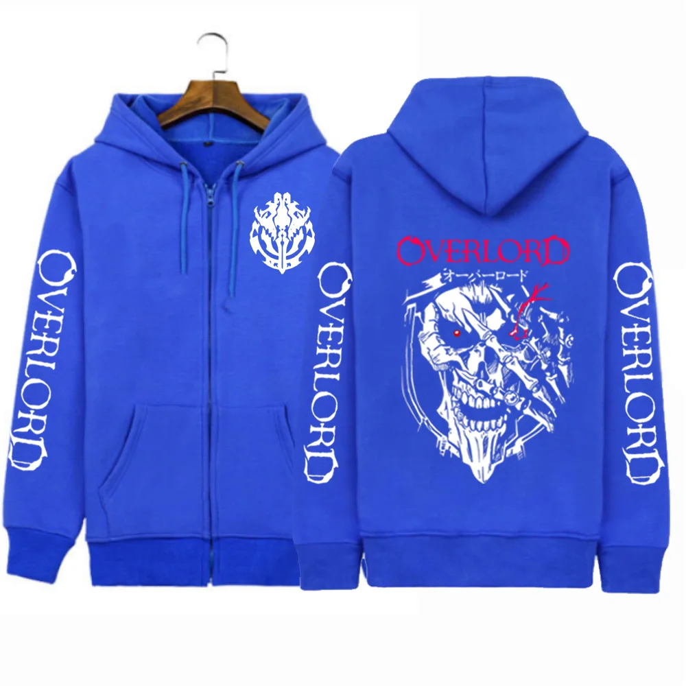 2022 Japan Anime Overlord Cosplay Horror Skull Hoodie Women Men