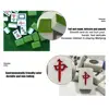 144Pcs/Set Wear-resistant Mini Mahjong 3 Sizes Table Game Portable Recreational Mini Size Mahjong 3
