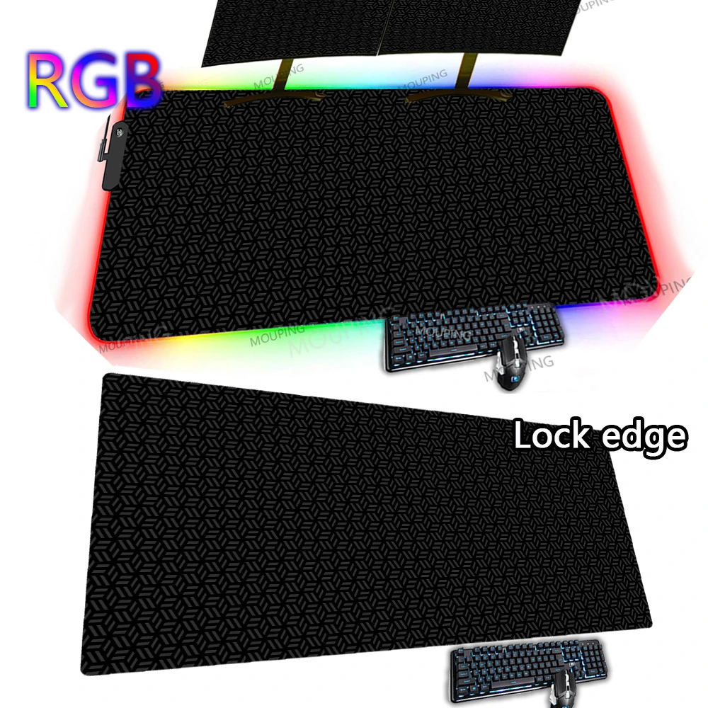 Black Pads Rgb Mouse Pad Company Deskmat 100x50 Strata Liquid Mousepad