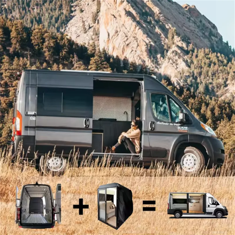 Rv Camper Van China Offroad Caravan With Shower and Toilet Off