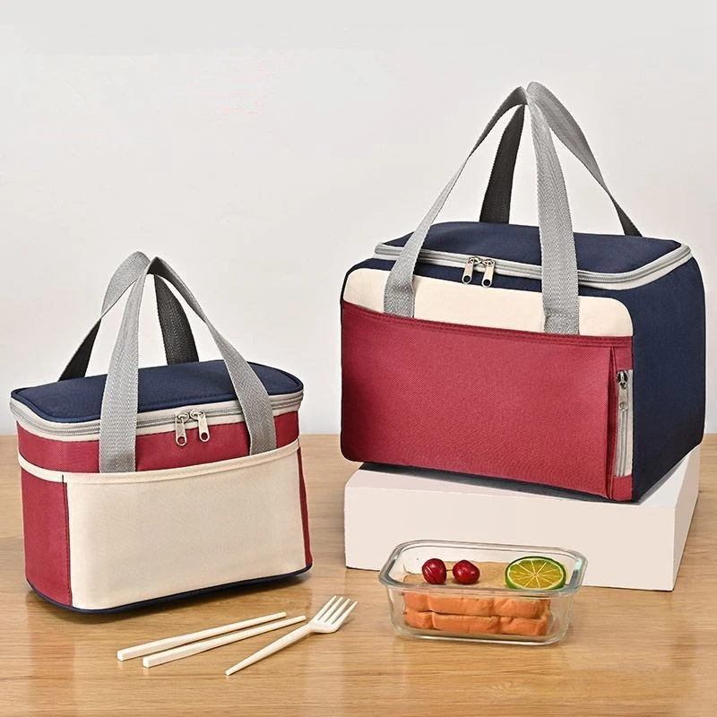 BYMONDY Leakproof Insulated Lunch Bag High Capacity Thermal Reusable Lunch Tote Bags for Work Outdoor Picnic Cooler Ice Pack