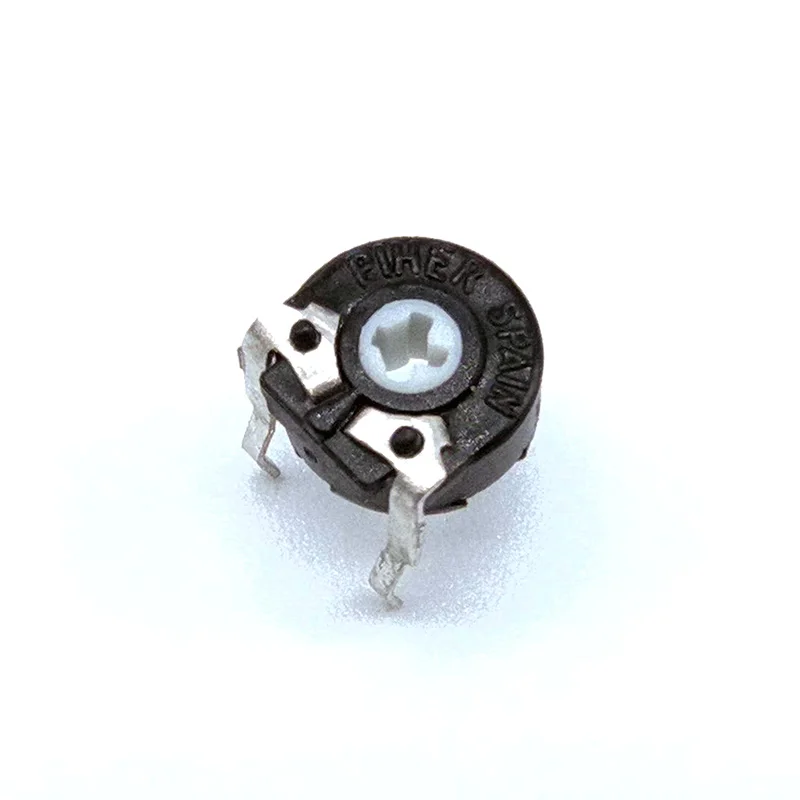 PIHER Spain adjustable potentiometer PT06 horizontal cross slot hole 3K/50K/100K/200K/500K/1M/5M 10 pcs